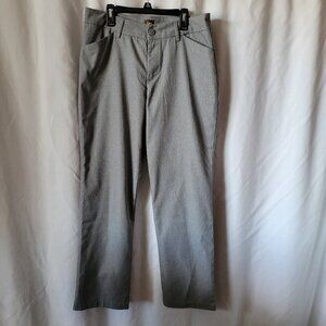 Lee Pants Women's Wrinkle Free Gray Size 8-Short dressy business casual pockets